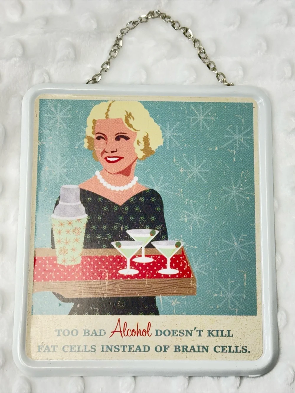 Retro Cocktail Tray Wall Art